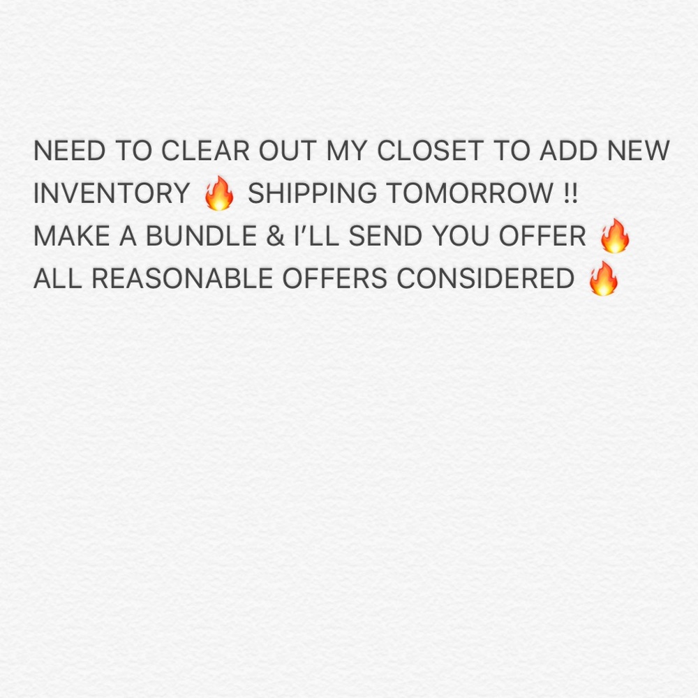 MAKE ME AN OFFER 🔥